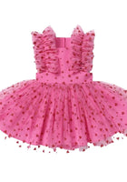 Load image into Gallery viewer, Pink Heart Birthday Tulle Frill Tutu Romper - Fox Baby &amp; Co
