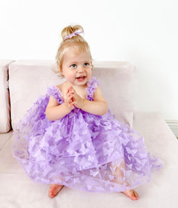 Whimsical Butterfly Tulle Dress - Purple - Fox Baby & Co