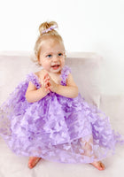 Load image into Gallery viewer, Whimsical Butterfly Tulle Dress - Purple - Fox Baby &amp; Co
