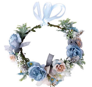 Blue Birthday Flower Crown - Fox Baby & Co