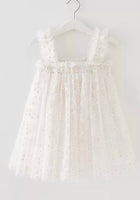 Load image into Gallery viewer, Kids little girls Arabella Daisy Tulle Dress - White - Fox Baby &amp; Co
