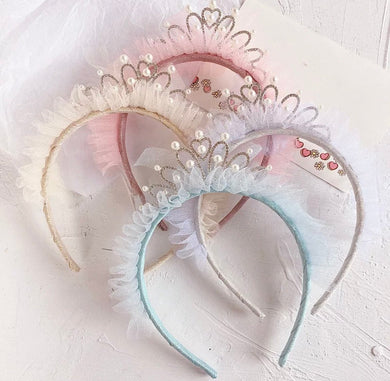 Tulle Birthday Crown Headband - Fox Baby & Co