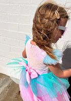 Load image into Gallery viewer, Kid little girl Candyland Tulle Tutu Birthday Dress - Fox Baby &amp; Co
