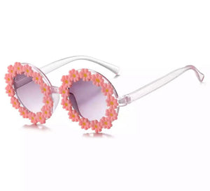 Baby/Kid Girl Daisy Sunglasses - Pink (pre order) - Fox Baby & Co