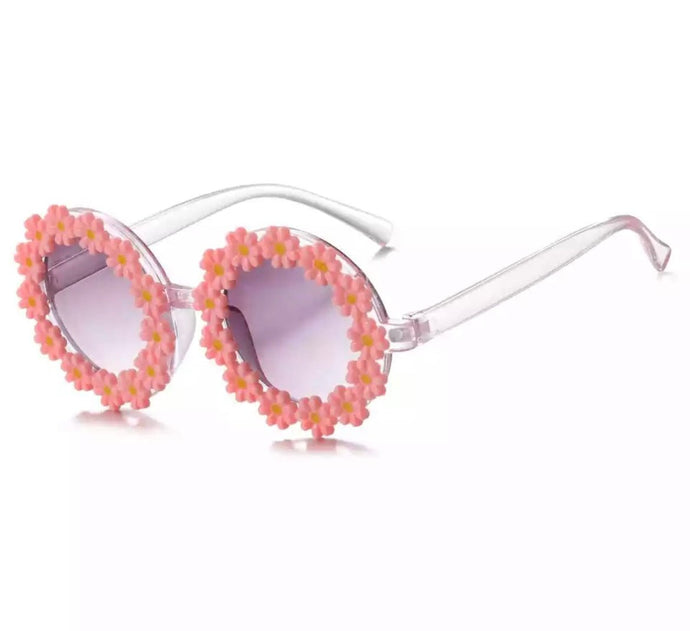 Baby/Kid Girl Daisy Sunglasses - Pink (pre order) - Fox Baby & Co