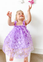 Load image into Gallery viewer, Whimsical Butterfly Tulle Dress - Purple - Fox Baby &amp; Co
