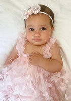 Load image into Gallery viewer, Whimsical Butterfly Tulle Dress - Baby Pink - Fox Baby &amp; Co
