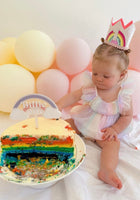 Load image into Gallery viewer, Rainbow 1st Birthday Party Crown Hat - Fox Baby &amp; Co
