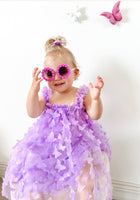 Load image into Gallery viewer, Whimsical Butterfly Tulle Dress - Purple - Fox Baby &amp; Co
